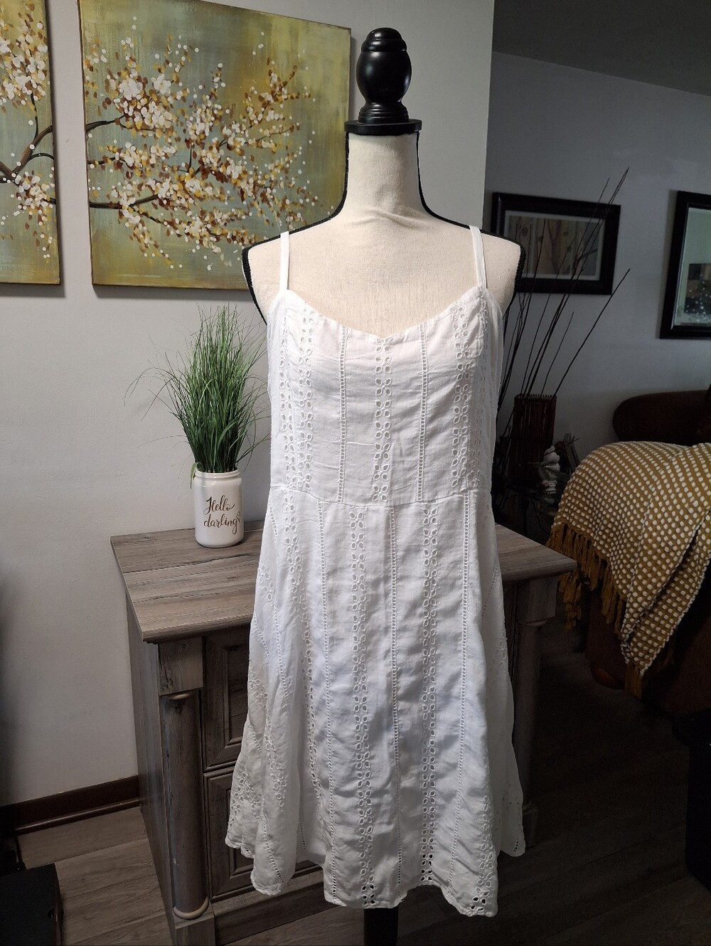 Nwt Old Navy Womens Xlarge White Dress